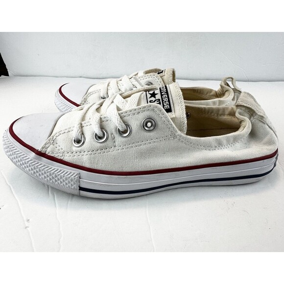 Classic Converse Allstar White Women’s Sz 8 Low Top - Picture 1 of 13